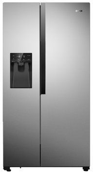Холодильник Gorenje SBS, 179x68x91см, 2 дв., Х-368л, М-167л, A++, NF Plus, Інвертор, Диспенсер, Дисплей, сірий RC_NRS9EVX1 фото