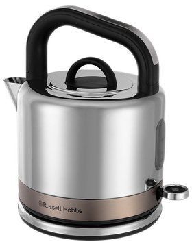 Електрочайник Russell Hobbs Distinctions Titanium, 1.5л, Strix, метал, сріблясто-мідний RC_26422-70 фото