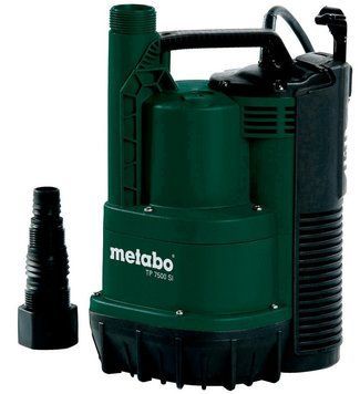 Погружной насос для чистой воды Metabo TP 7500 SI, 300Вт, 7500л/ч, высота 6.5м, глубина 5м, 0.65бар, 4.2кг RC_0250750013 фото