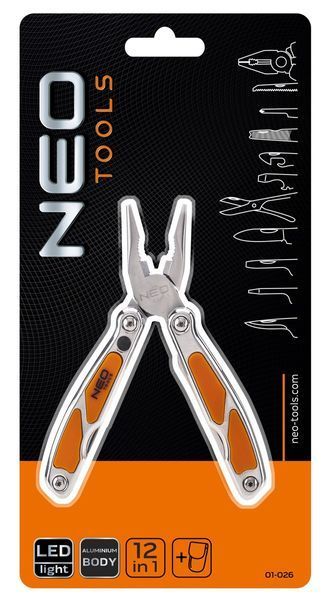 Мультитул Neo Tools, 12 елементів, з LED RC_01-026 фото