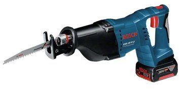 Пила сабельная аккумуляторная Bosch GKS 18 V-LI 18В пропил 250мм ход 24мм 4.8кг без АКБ и ЗП RC_0.615.990.L6H фото