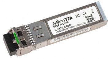 Трансивер MikroTik S-55DLC80D, SFP, 1x1000BaseZX, SM, 80км, LC RC_S-55DLC80D фото