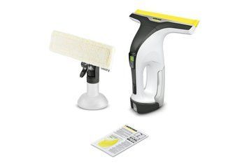 Пылесос Karcher оконный WV 4-4 Plus, вода &ndash;0.15л, автон. работа до 40мин, вес-0.76кг, дисплей, вибропад, белый RC_1.633-540.0 фото