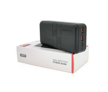 PowerBank XO-PR189-30000mAh, Input: Type-C+Micro USB, Output:2USB+Type-C, QC22.5W/PD20W, Black, Q44 U_29189 фото
