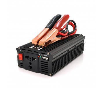 Інвертор напруги PI 2000ВА(1200Вт) 12/220V approximated 1 універсальна розетка клем + крокодили U_29039 фото