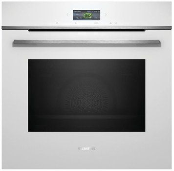 Духовой шкаф Siemens электрический, 71л, A+, дисплей, конвекция, пиролиз, белый RC_HB772G2W1S фото