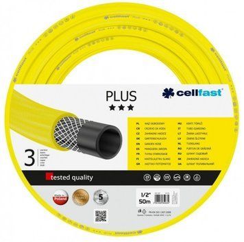 Шланг садовый Cellfast PLUS, 1/2', 50м, 3 слоя, до 25 Бар, -20&hellip;+60&deg;C RC_10-201 фото