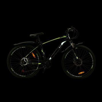 Велосипед Cross 26" Tracker black-yellow HY_90114531 фото