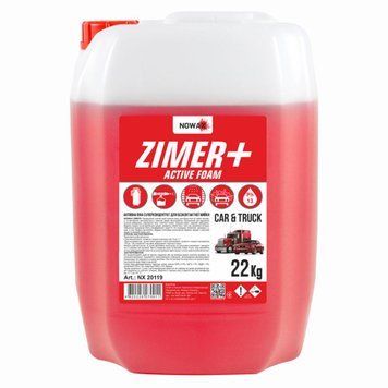 Активная пена Nowax Zimer Active Foam суперконцентрат для бесконтактной мойки, 22кг LI_NX20119 фото