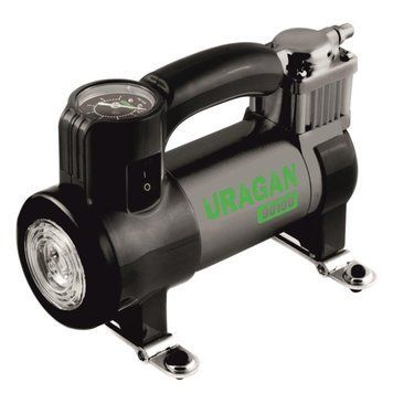 Компрессор автомобильный Uragan, LED-сигнальный фонарь LI_90190 фото