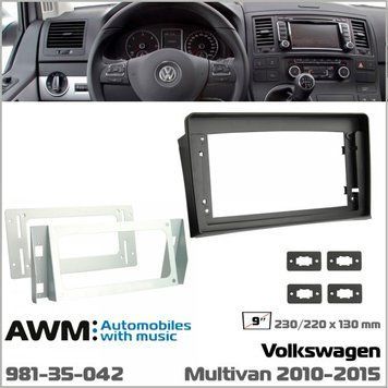 Переходная рамка AWM 981-35-042 Volkswagen Multivan 2010-2015 AV_981-35-042 фото