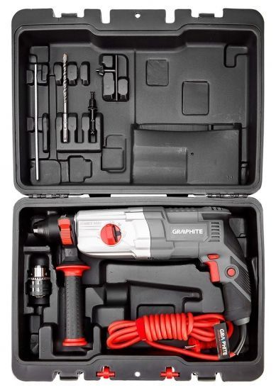Перфоратор GRAPHITE SDS-plus 800Вт 2.8Дж кейс 3.28кг RC_58G538 фото