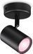 Светильник точечный накладной умный IMAGEO Spots, 1х5W, 2200-6500K, RGB, Wi-Fi, черный WiZ RC_929002659001 фото 10