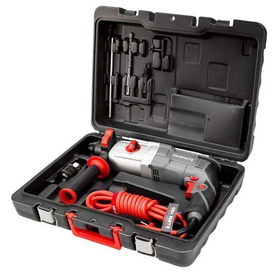 Перфоратор GRAPHITE SDS-plus 800Вт 2.8Дж кейс 3.28кг RC_58G538 фото