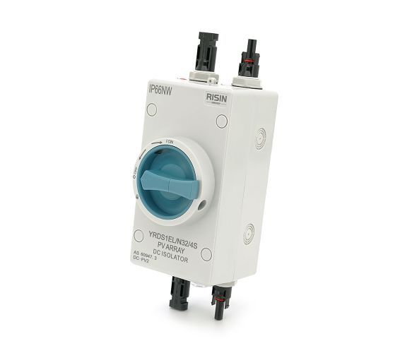 Ручний вимикач Risin, 1000V, 32A, 1St, IP66, вхід верх-низ, Grey U_36334 фото