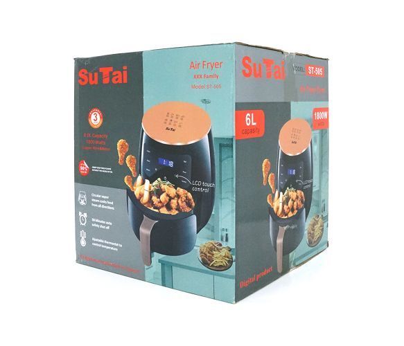 Аэрофритюрница Air Fryer Su Tai ST-505, 1800Вт, 6л U_35500 фото