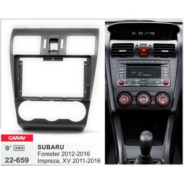 Перехідна рамка CARAV 22-659 для Subaru Forester, Impreza, XV AV_22-659 фото
