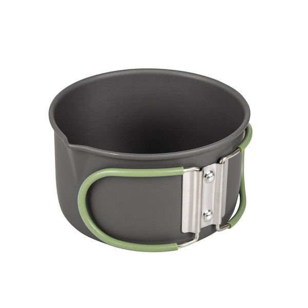Набір посуду Bo-Camp Explorer 4 Pieces Hard Anodized Grey/Green (2200244) DS_DAS301407 фото
