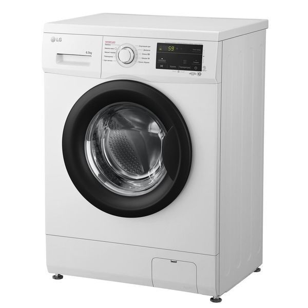 Пральна машина фронтальна, 6,5 кг, 1200, A+++, 44см, дисплей, пар, інвертор, білий LG RC_F2J3WS8W фото