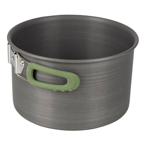 Набір посуду Bo-Camp Explorer 4 Pieces Hard Anodized Grey/Green (2200244) DS_DAS301407 фото