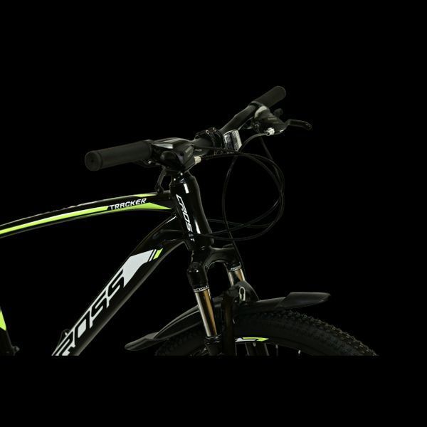 Велосипед Cross 26" Tracker black-yellow HY_90114531 фото