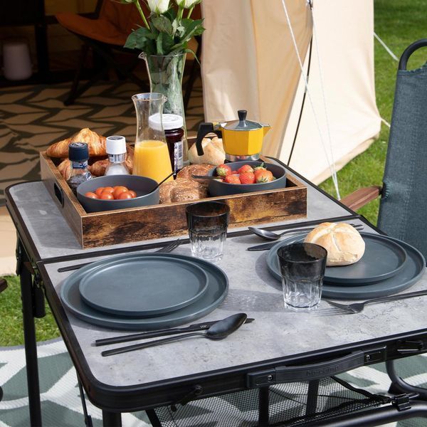 Стіл Bo-Camp Northgate 120x60 cm Black/Grey (1404186) DS_DAS302784 фото