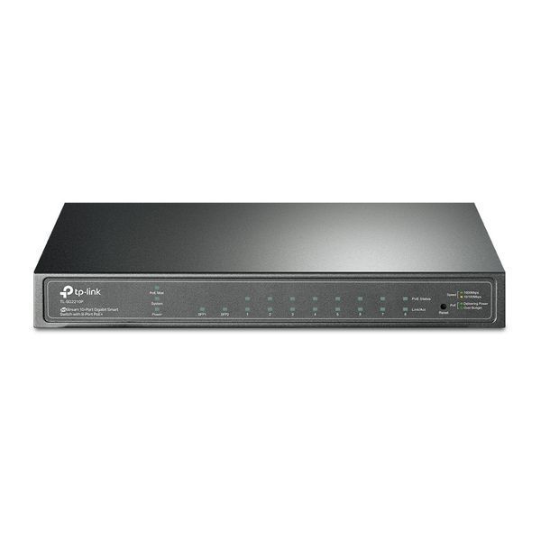 Коммутатор SG2210P 8xGE (8xPoE), 2xSFP, 61Вт, WebSmart TP-Link RC_SG2210P фото