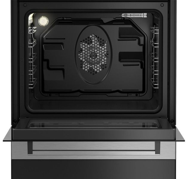 Плита Beko электрическая стеклокерамическая, 66л, 60x60см, дисплей, конвекция, нерж. RC_FSE67310GX фото