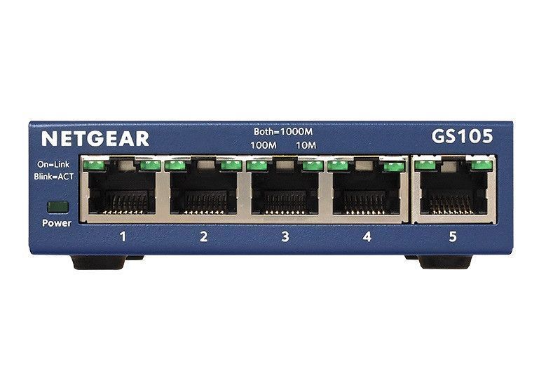 Комутатор NETGEAR GS105GE 5xGE, Некерований RC_GS105GE фото