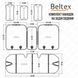 Комплект премиум накидок для сидений BELTEX Barcelona, grey LI_BX83200 фото 9