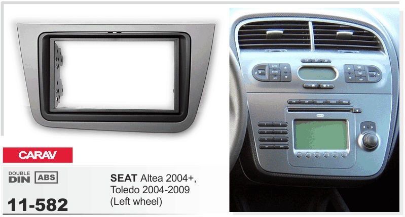 Переходная рамка CARAV 11-582 для SEAT Altea 2004-2015, Toledo 2004-2009 (Left wheel) AV_11-582 фото