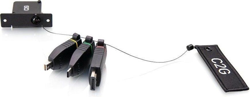 Комплект переходников retractable C2G Adapter Ring HDMI на mini DP DP USB-C RC_CG84270 фото