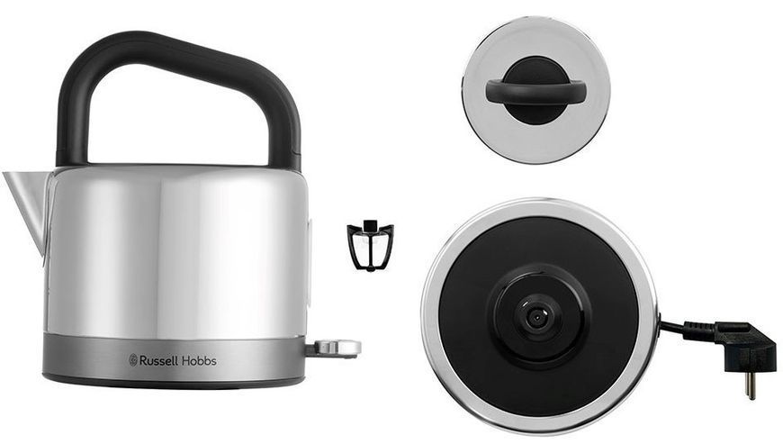Електрочайник Russell Hobbs Distinctions Titanium, 1.5л, Strix, метал, сріблясто-мідний RC_26422-70 фото