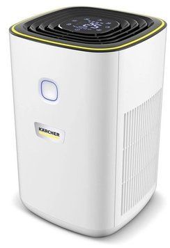 Воздухоочиститель Karcher AF 20, 20м2, 160м3/час, дисплей, 2 HEPA фильтра, 4 режима, инд. забр-ние, белый RC_1.024-820.0 фото