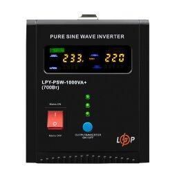 ДБЖ LogicPower LPY-PSW-1000VA+ (700Вт) 10A/20A з правильною синусоїдою 12V LP_22871 фото