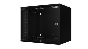 Шафа 19", 12U, SOHO, 535x600 мм, максимально 30 кг, чорна MIRSAN RC_MR.SOH12U60DE.01 фото