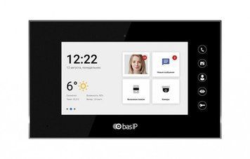 Видеодомофон BAS-IP AQ-07LL, TFT 7", переадресация, черный RC_AQ-07LL_B фото
