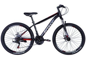 Велосипед сталь 27.5" SPACE MARS AM DD трещотка рама-17" черно-красный 2024 VT_OPS-SP-27.5-004 фото