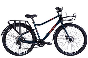 Велосипед AL 27.5" Dorozhnik UTILITY DD CS рама-18,5" синьо-зелений 2025 VT_OPS-D-27.5-003 фото