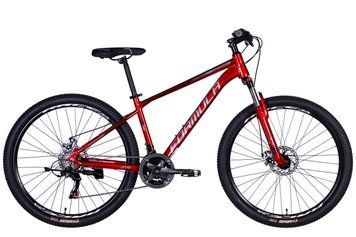 Велосипед AL 27.5" Formula MOTION DD FR рама-16" червоно-сріблястий 2025 VT_OPS-FR-27.5-249 фото