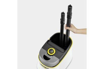 Пароочисник SC 4 Deluxe Iron, 2200Вт, 1300мл, 4Бар, праска, швабра, білий Karcher RC_1.513-462.0 фото