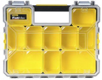 Ящик-органайзер Stanley Fatmax, влагозащитный, 10 съемных отсеков, 44.6x11.6x35.7см RC_1-97-518 фото
