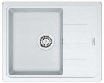 Мойка кухонная Franke Basis, фрагранит, прямоугольник, с крылом, 620х500х200мм, чаша &ndash; 1, накладная, BFG RC_114.0272.599 фото
