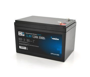 Літій-залізо-фосфатний акумулятор Merlion LiFePO4 12.8V 12Ah (4S2P/BMS-15A) (151x98x95) 5000 циклів U_10028 фото