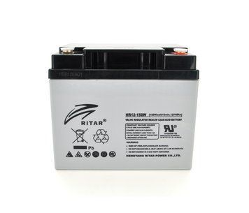 Аккумуляторная батарея AGM RITAR HR12150W 12V 40Ah (198х166х169) U_16253 фото