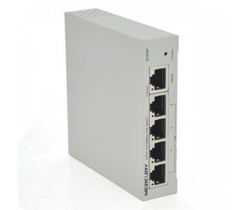 Коммутатор POE 48V Mercury S105P 48V 5 портов Ethernet 10/100 Мбит/сек БП в комплекте Q200 U_9945 фото