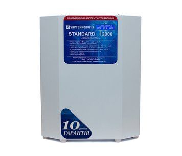 Стабилизатор напряжения теристорный STANDARD HV 12 (12000Вт) 220В, стабилизация 175-290, 16 ступеней U_05328 фото