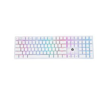 Клавиатура USB Fantech MK855RGB SPACE EDITION, длина кабеля 135см, (Eng), White, 108к, Q10 U_34618 фото
