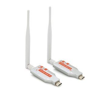 Одноканальный активный удлинитель HDMI сигнала по WIFI 4К100 . Дальность передачи: до 100 метров, 4К U_19541 фото