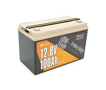 Акумуляторна батарея LiFePO4 Power Queen 12.8V 100Ah Low-Temp 1280Wh BMS 100A 329*172*214мм U_38920 фото